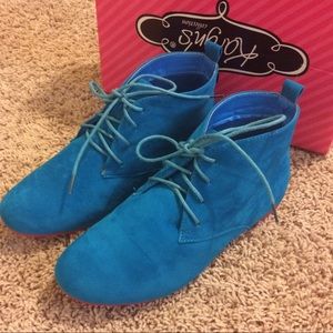 Blue ankle boots /booties